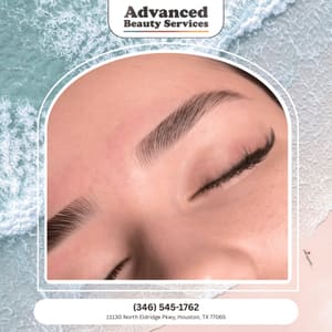 Eyebrow Tattoo result by Salon Studio By Advanced Beauty Services in Houston, TX