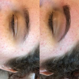 Eyebrow Tattoo result by Salt and Moss Skincare in Blaine, WA