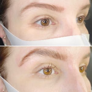 Eyebrow Tattoo result by Salted Beauty Co. in Sarasota, FL