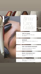 Eyebrow Tattoo result by Saltwater Esthetics in Harker Heights, TX