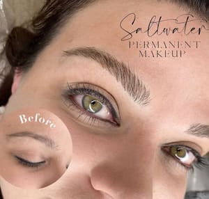 Eyebrow Tattoo result by Saltwater Permanent Makeup in Aliso Viejo, CA