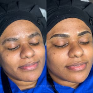 Eyebrow Tattoo result by Samantha Julietta Beauty LLC in Glen Mills, PA