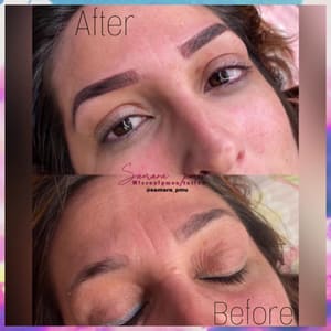 Eyebrow Tattoo result by Samara PMU in Miami Gardens, FL