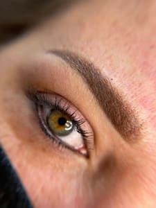 Eyebrow Tattoo result by Sanctuary Beauty Collective in Durham, NC