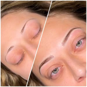Eyebrow Tattoo result by Sandy Pagan Esthetics in Willow Grove, PA