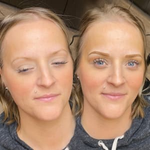 Eyebrow Tattoo result by Sandy Pagan Esthetics in Willow Grove, PA