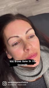 Eyebrow Tattoo result by Sandy Pagan Esthetics in Willow Grove, PA