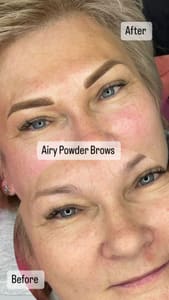 Eyebrow Tattoo result by Sanna Permanent MakeUp in Santa Ana, CA