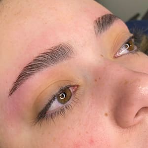 Eyebrow Tattoo result by Sapphire Beauty Studio in Cedar Rapids, IA