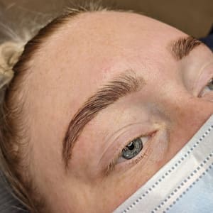 Eyebrow Tattoo result by Sapphire Beauty Studio in Cedar Rapids, IA