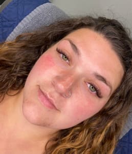 Eyebrow Tattoo result by Sapphire Beauty Studio in Cedar Rapids, IA