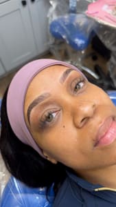 Eyebrow Tattoo result by Sapphire Brow Studio in Jericho, NY