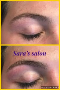 Eyebrow Tattoo result by Sara's Salon - Eyebrow Threading & Microblading in Shrub Oak, NY
