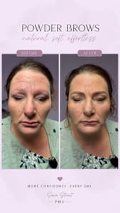Eyebrow Tattoo result by Sara Strait Permanent Makeup in Junction City, KS