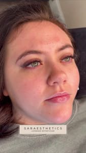 Eyebrow Tattoo result by Saraesthetics in Raleigh, NC