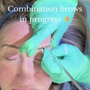 Eyebrow Tattoo result by Saratoga Lashes and Skincare in Ballston Spa, NY