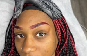 Eyebrow Tattoo result by Savvy Creations Inc in Chicago, IL