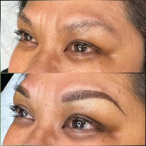 Eyebrow Tattoo result by SAWR Belles Skincare & PMU in Alpine, CA
