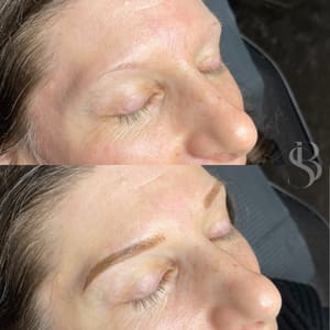 Eyebrow Tattoo result by Scarlett Beauty in Oyster Bay, NY