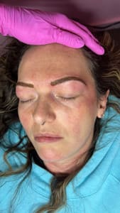 Eyebrow Tattoo result by Scattered Beauty Co in St Joseph, MO