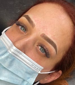 Eyebrow Tattoo result by Sculpt Beauty Studio in Scranton, PA