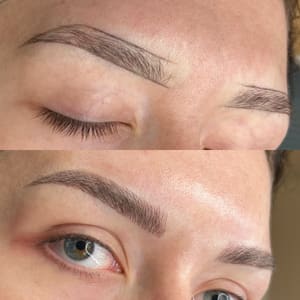 Eyebrow Tattoo result by Sculpt Beauty Studio in Scranton, PA