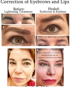 Eyebrow Tattoo result by SeaChelles, LLC. Spa & Training Center in Sarasota, FL