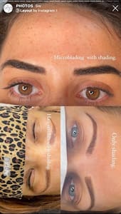 Eyebrow Tattoo result by Seja Ink Permanent Makeup Cosmetic Tattoo in Raleigh, NC