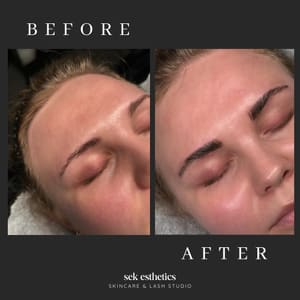 Eyebrow Tattoo result by SEK Esthetics in Clifton, NJ