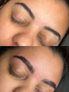 Eyebrow Tattoo result by SEK Esthetics in Clifton, NJ
