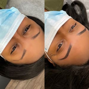Eyebrow Tattoo result by Sergene Beauty in Calumet City, IL