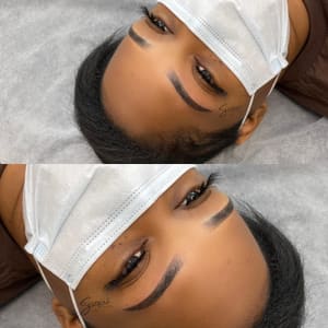 Eyebrow Tattoo result by Sergene Beauty in Calumet City, IL