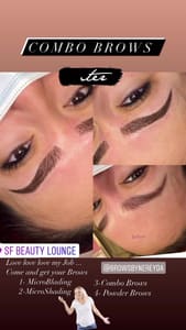 Eyebrow Tattoo result by SF Beauty Lounge in El Paso, TX