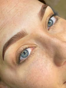 Eyebrow Tattoo result by SH8PE INK Studio LLC (Tiny Tattoos, Ombre/Powder Brows, Lip blush) in Melbourne, FL