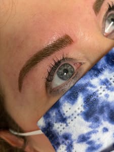 Eyebrow Tattoo result by Shaboo Permanent Makeup Studio & Training Center in Duluth, GA