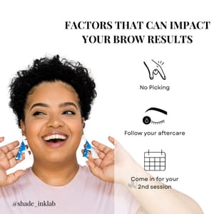 Eyebrow Tattoo result by SHADE Ink Lab LLC in Charlotte, NC