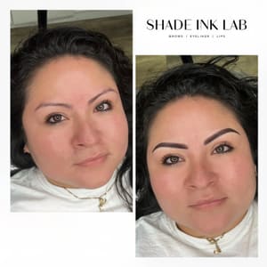 Eyebrow Tattoo result by SHADE Ink Lab LLC in Charlotte, NC