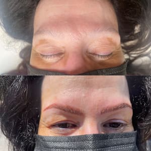 Eyebrow Tattoo result by Shaded Brow Studio in El Paso, TX