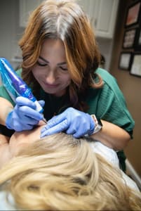 Eyebrow Tattoo result by Shaded Permanent Cosmetics LLC in Troy, IL