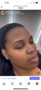 Eyebrow Tattoo result by Shaded Permanent Makeup Studio in Conroe, TX