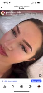 Eyebrow Tattoo result by Shaded Permanent Makeup Studio in Conroe, TX