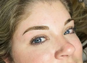 Eyebrow Tattoo result by Shaded Studios Permanent Makeup in Huntsville, AL