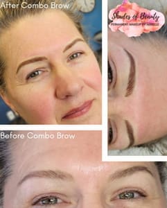 Eyebrow Tattoo result by Shades of beauty PMU by Aerielle in Joplin, MO