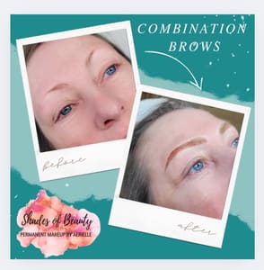 Eyebrow Tattoo result by Shades of beauty PMU by Aerielle in Joplin, MO