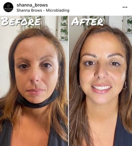 Eyebrow Tattoo result by Shanna Brows in West Chester, PA
