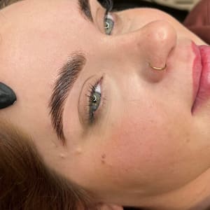 Eyebrow Tattoo result by Shape'D Lash and Brow Chicago in Chicago, IL