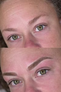 Eyebrow Tattoo result by Shape'D Lash and Brow Co in Burlington, NC