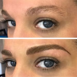 Eyebrow Tattoo result by Shape Up Brow Studio in New Braunfels, TX