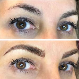 Eyebrow Tattoo result by Shape Up Brow Studio in New Braunfels, TX