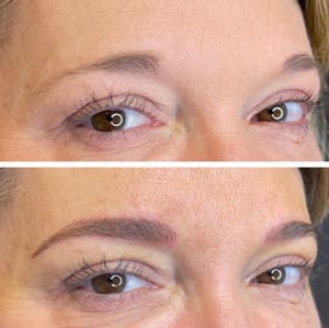Eyebrow Tattoo result by Shape Up Brow Studio in New Braunfels, TX